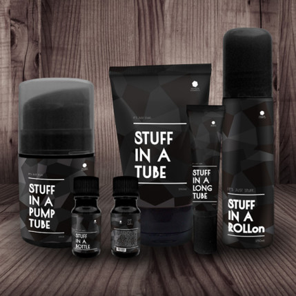                                    Masculine Packaging Template