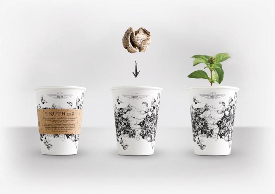 Thiết kế bao bì thân thiện với môi trường. Nguồn: Daily Coffee News.