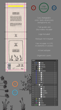 Soap Wrap Label Template Mẫu nhãn gói xà phòng