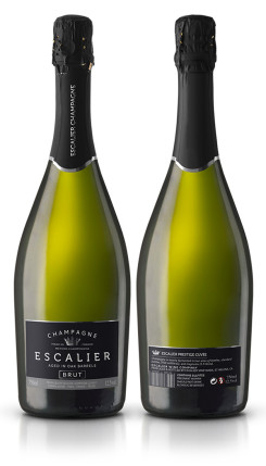 Champagne Label Template Mẫu nhãn rượu sâm banh