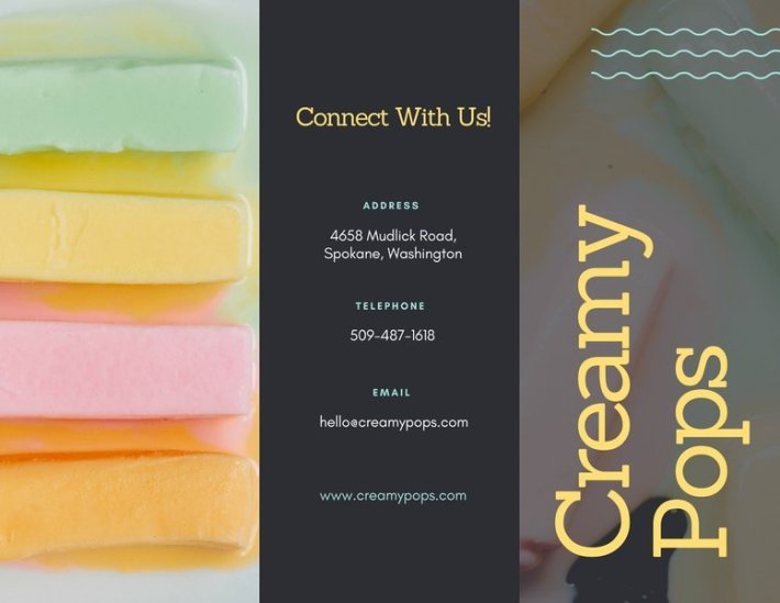 Text bật lên khỏi trang giấy: với những chữ cái lớn nét đậm bạn có thể giữ nó đơn giản và cuốn hút 