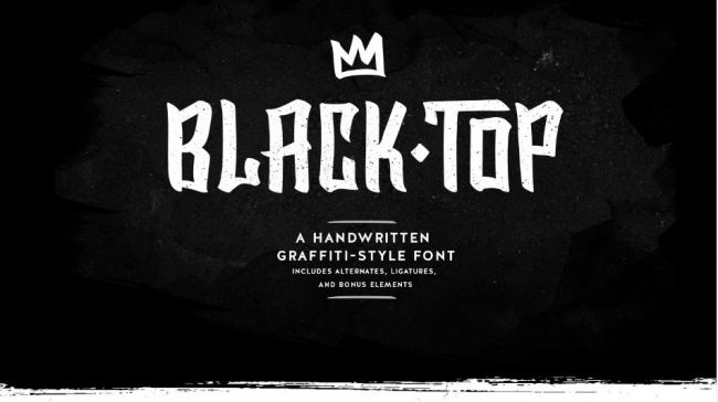 Black Top mang lại một cảm giác đầy nghệ thuật cho graffiti nguệch ngoạc