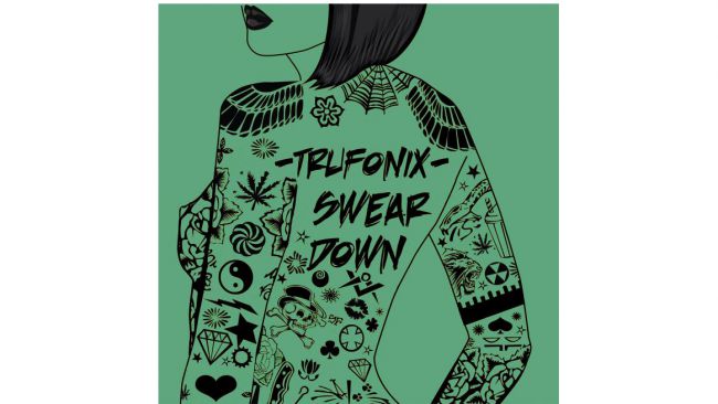 Andreea Niculae đã thiết kế trang bìa cho Tru Fonix Swear Down EP 