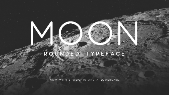 Moon là font miễn phí cho mục đích sử dụng cá nhân 